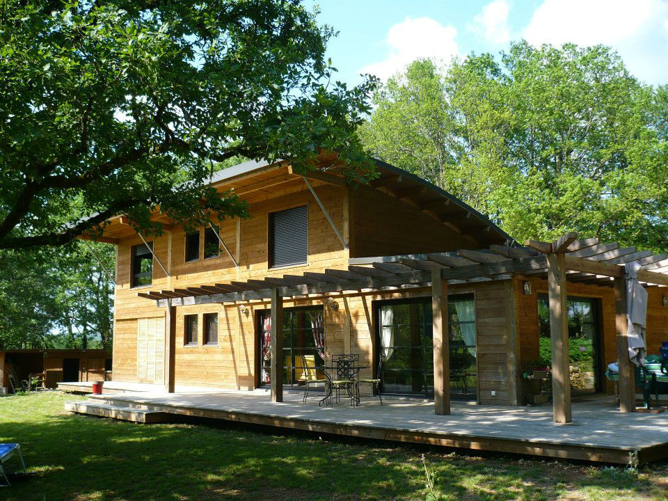 Maison bois contemporaine en pin douglas