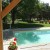 maison bois piscine